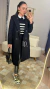 CASACO VERONICA I PRETO - DL Donna Lola Store