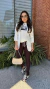 LEGGING LIA ABERTA I MARROM