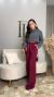PANTALONA CECÍLIA | VINHO - DL Donna Lola Store