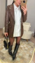 BLAZER ELISA I MARROM - DL Donna Lola Store