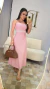 VESTIDO LISTRADO RENDA - loja online