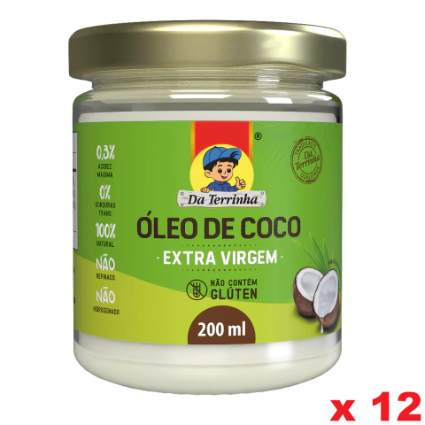 OLEO DE COCO EXTRA VIRGEM 200ML - FD - 12 - comprar online