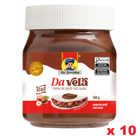 DaVelã Creme de Avelã da Terrinha 140Grs - CX - 10 - comprar online