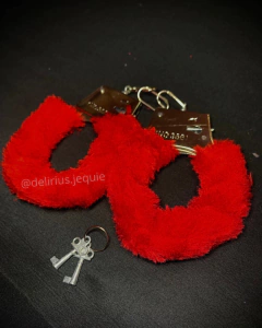 ALGEMAS AVELUDADAS COM 2 CHAVES - loja online