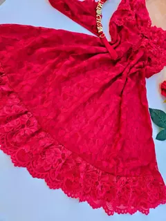 CAMISOLA TULE ANGELINE + CALCINHA PERSONALIZÁVEL - DELÍRIUS SEXSHOP