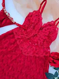 CAMISOLA TULE ANGELINE + CALCINHA PERSONALIZÁVEL - loja online