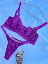CONJUNTO PERSONALIZÁVEL BASIC RENDA SEM BOJO ROXO (M) - comprar online