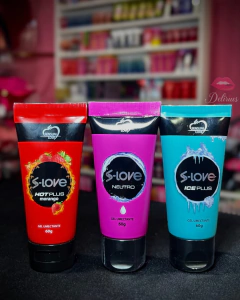 LUBRIFICANTE S-LOVE BEIJÁVEL (HOT, ICE OU NEUTRO) 60g - comprar online