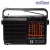 Radio Motobras Portátil Rm-PFT73 Ac, 7 Faixas Preto