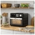 FORNO E FRYER MULTIFUNÇÕES OSTER OFOR160 127V PRETO 15L - loja online