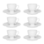 CONJUNTO CHA OXFORD 12PC SOLEIL WHITE W568 9801 - loja online