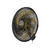VENTILADOR PAREDE 50CM OSCILANTE PRACTIVE DARK DOMINA PT/DOU - comprar online
