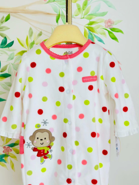 Macacão com Estampa de Bolinhas - Carter's