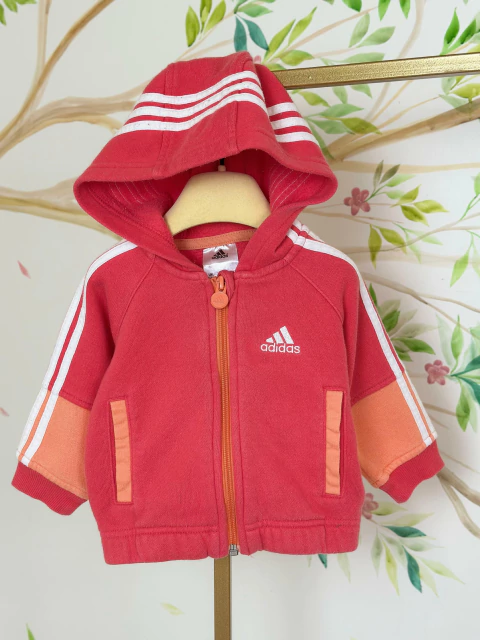 Jaqueta Adidas com Detalhes em Listras