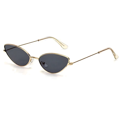 Óculos Ava Preto com Dourado