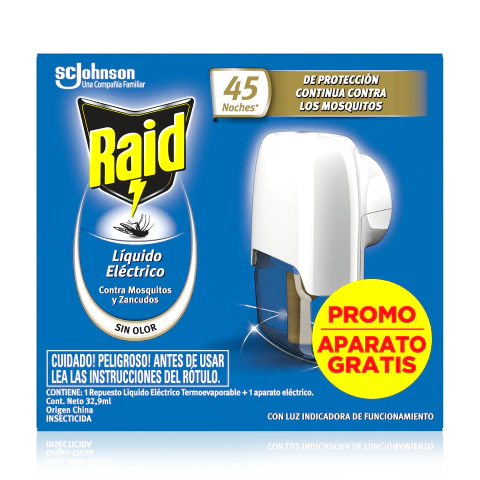 RAID LIQUIDO ELECTRICO + APARATO 32 ML