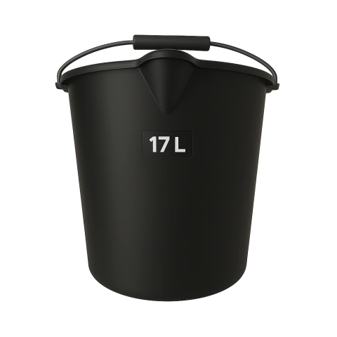 BALDE REFORZADO 17 LTS. NEGRO - comprar online
