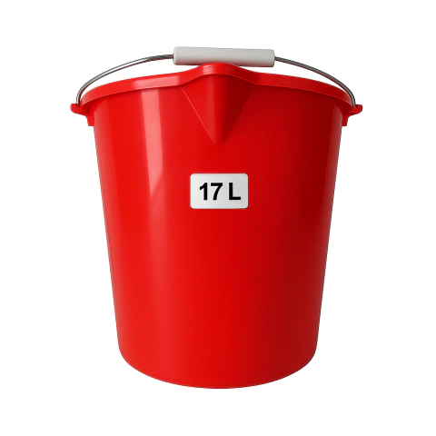 BALDE REFORZADO 17 LTS. ROJO - comprar online