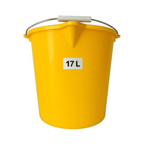 BALDE REFORZADO 17 LTS. AMARILLO - comprar online