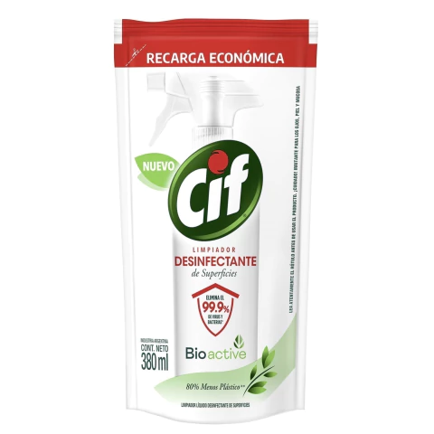 CIF DESINFECTANTE 380 ML DOYPACK LIMPIADOR