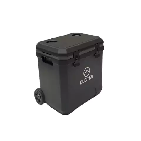 CUSTER - HELADERA CONSERVADORA 36L NEGRO C/RUEDAS Y MANIJA