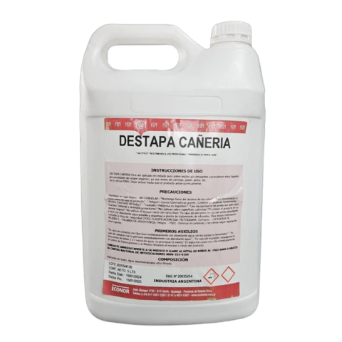 DESTAPA CAÑERIA X 5 LTS