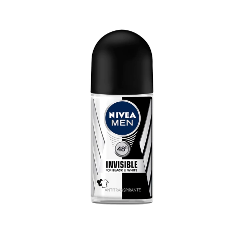 NIVEA DEO MEN ROLL ON INVISIBLE B&W CLEAR 50 ML