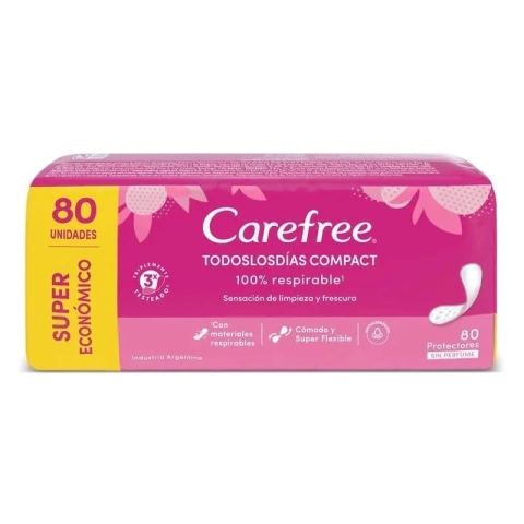 CAREFREE PROTEC TODOS LOS DIAS COMPACT S/PERF X 80