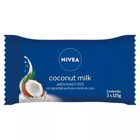 NIVEA JAB COCONUT MILK 3 X 125G