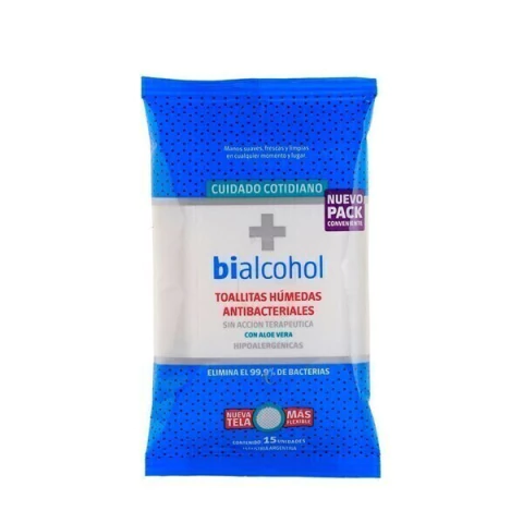 BIALCOHOL ANTIBACTERIALES 15 UN TOA HUM