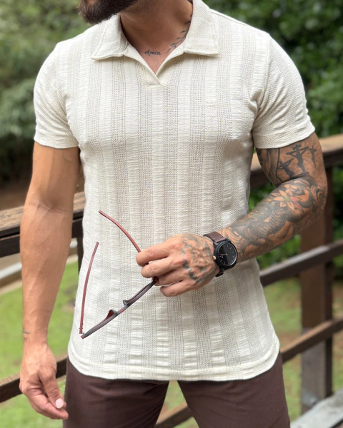 Polo Cubana Resort Off White - Riviera Clothing - comprar online