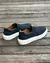 Imagem do Tênis Slip On Azul Marinho Nobuck Sola Angra Off White – R. Maccari