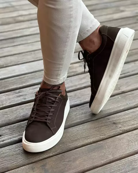 Tênis Café Nobuck Sola Off White – R. Maccari