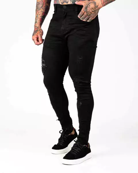 Calça Skinny Black Destroyer – Degrant