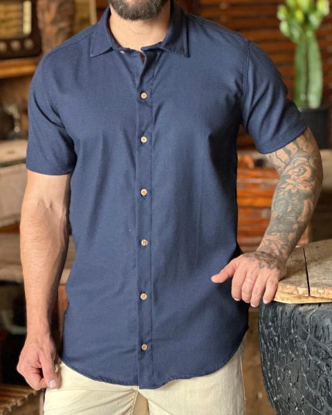 Camisa Azul Marinho – FDVIXX