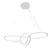 Pendente Led 40W, Cor Branco Tam 800xH1200mm- Alum+Silicone- Led 3 Cores Dimerizável c/ controle AC:85-265V