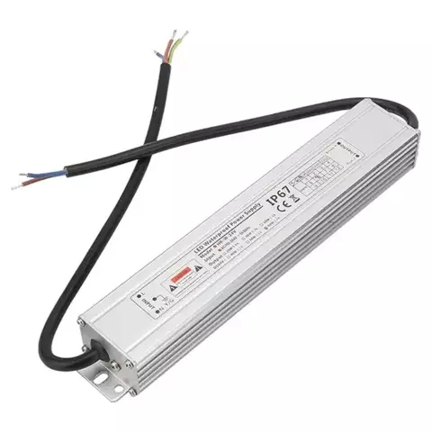 Fonte Slim Chaveada Para Fita Led 12v 100w 8,5AP Blindada IP66