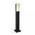 Poste Balizador Cristal LED Para Jadim 10W 3000K BQ Luz Amarela 60CM IP67 Bivolt