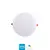 Painel 18w Borda Ifinita Smart Redonda 6500k BF Luz Branca Bivolt Embuled