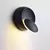 Arandela Aluminio Luz Indireta 5w Login Modern Light Luminárias Luminárias Luz Amarela Preta Embuled - comprar online