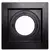 Spot Embutir AR111 Quadrado Preto Recuado gu10