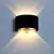 Arandela LED 4W De Parede 4 Fachos 3000K Externa Bivolt Preta - comprar online