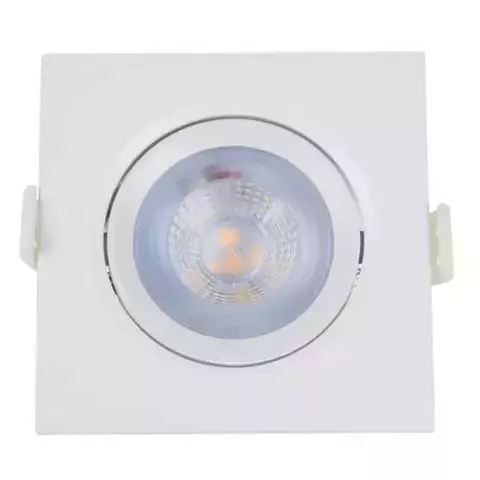 Spot Led 9w Quadrado Embutir 3000k Branco Quente Bivolt