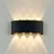 Arandela LED 8W Lente 8 Fachos 3000K Externa Bivolt Preta
