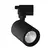 Spot Para Trilho 20w 3000k Preto Luz Quente Bivolt