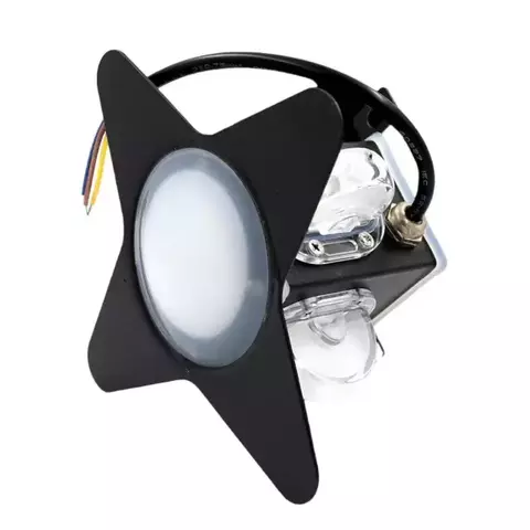 Arandela De Led Transversal Externa e Interna 5w Branco Quente Bivolt Xlx