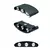 Arandela LED 6W Lente 6 Fachos 3000K Externa Bivolt Preto - comprar online