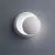 Arandela Aluminio Luz Indireta 5w Login Modern Light Luminárias Luminárias Luz Amarela Branca Embuled - comprar online
