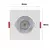 Spot Led Teto 5w Quadrado Embutir 6500k Branco Frio Bivolt - Lummier LED 