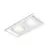 Spot Embutir Mr16 Duplo Quadrado Branco Recuado Dicroica Gu10 na internet